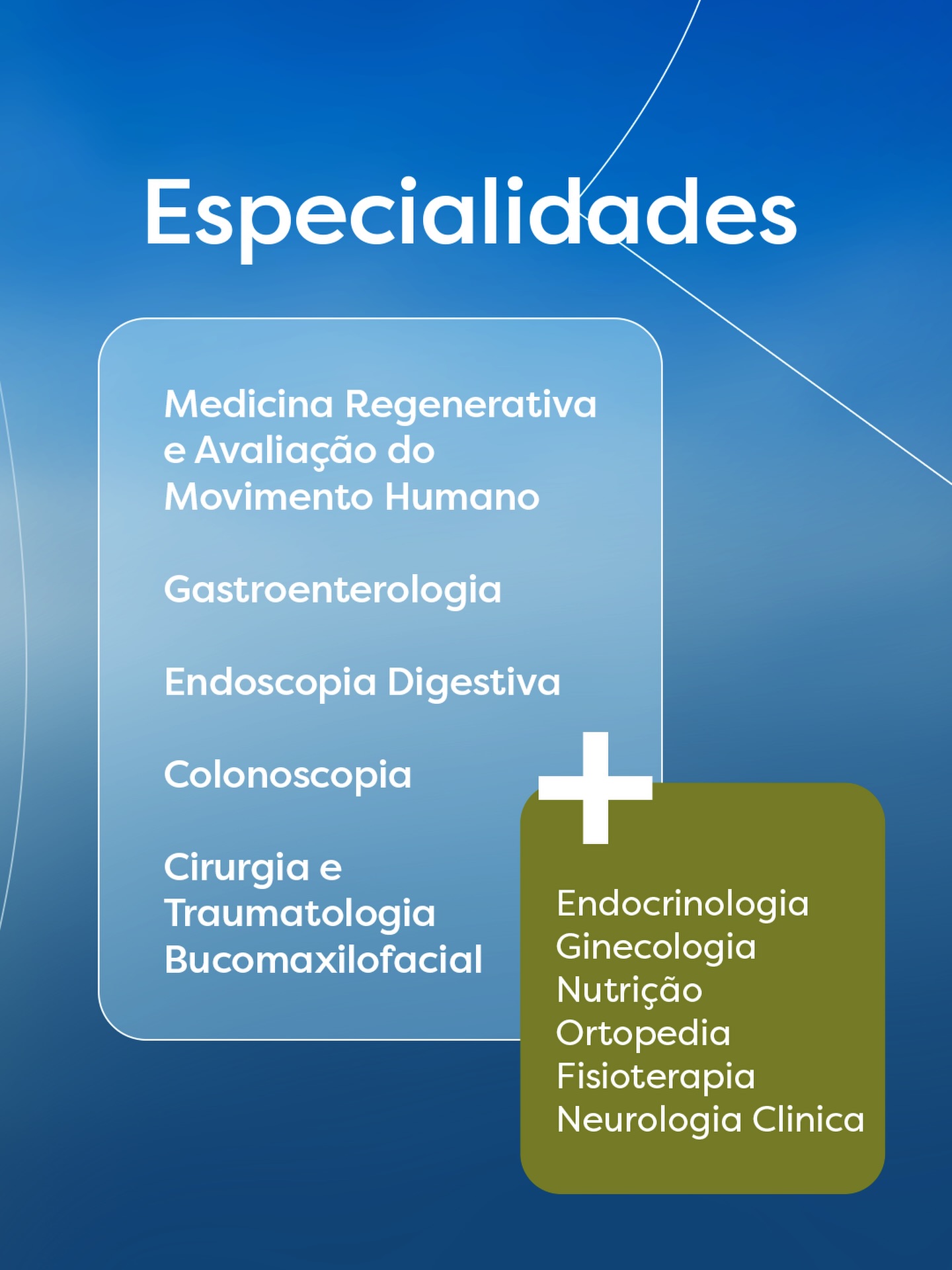 Especialidades integradas